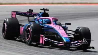 Franco Colapinto on track in the Alpine A526 during final practice at the Barcelona GP, as speculation grows over his Alpine F1 future.