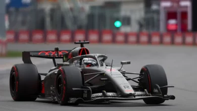 Audi Revolut F1 car on track, highlighted as having the fourth‑best chassis according to Mattia Binotto.