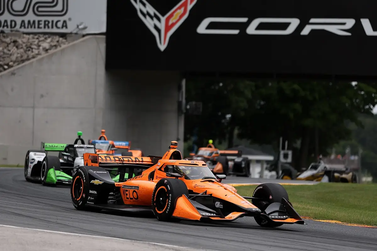 Christian Lundgaard at the XPEL Grand Prix at Road America