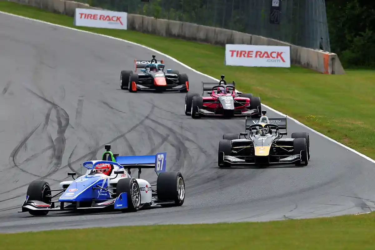 Enzo Fittipaldi Milwaukee Mile Test rookie tops Indy NXT open test on first visit during INDY NXT Presented by Firestone session. Photo by Paul Hurley.