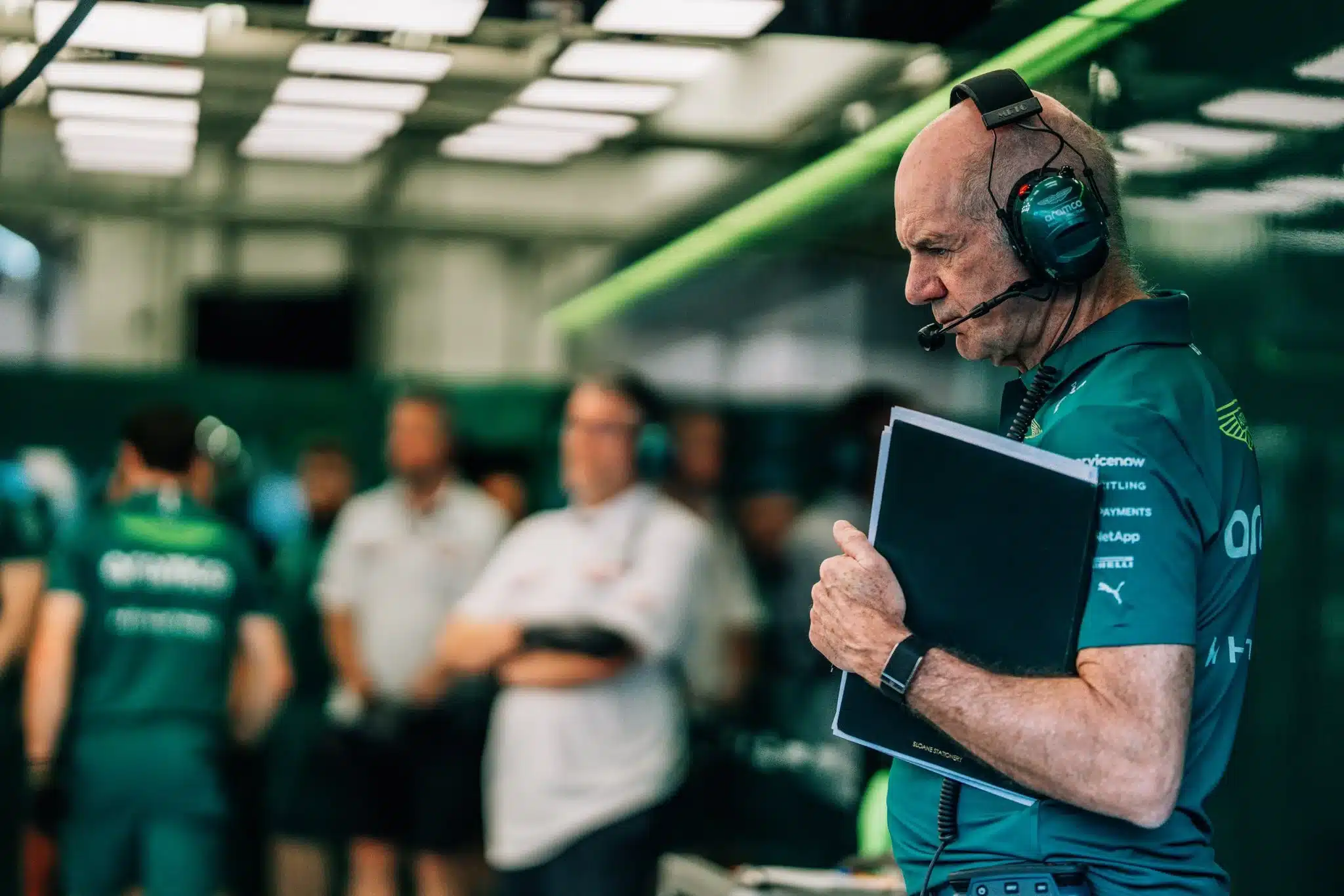 Adrian Newey with a lot of work ahead to make AMR26 perform amid Aston Martin 2026 crisis, calling the car “not fit for purpose”. ©AstonMartinAramcoF1Team