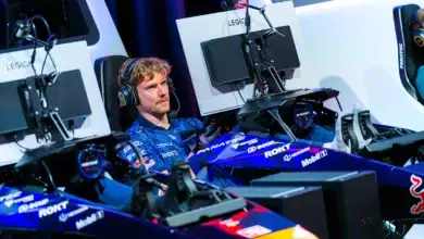 Red Bull Racing driver in the F1 team’s advanced simulator used for penalty analyses.© RedBullMedia