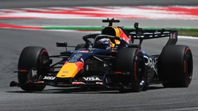 Red Bull RB22 in action, illustrating the FIA ADUO review into Red Bull’s power‑unit performance advantage and claims it holds F1’s best engine.