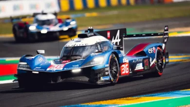 Alpine A424 Hypercar in action at the 24 Hours of Le Mans. © Alpine Media Centre