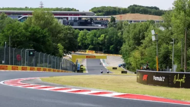 Hungaroring circuit layout in Budapest during the 2026 Hungarian GP weekend, central venue of the AI engine deployment control controversy involving Verstappen, Norris and Piastri. © Pirelli Media