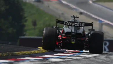 Audi F1 car driven by Nico Hülkenberg during a pit stop at the Austrian Grand Prix, highlighting the intensity behind the Audi ADUO rethink Mercedes upgrade fears. © Audi Media Centre