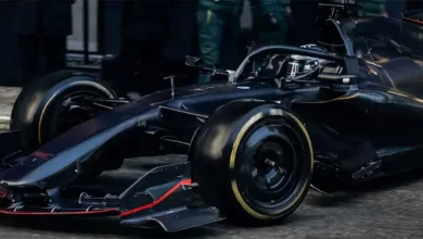 A bare Aston Martin chassis ahead of Honda’s first 2026 power unit upgrade for the Dutch GP, highlighting the team’s early preparation for the updated Honda F1 engine.