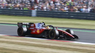 Lewis Hamilton in the Ferrari SF-26 at the British Grand Prix