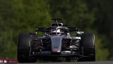 Audi Revolut F1 Team car in action during the 2026 season, captured in a dynamic on‑track moment.