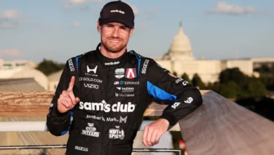 Kyle Kirkwood during the Freedom 250 Grand Prix in Washington D.C., illustrating the pace and control behind his Kirkwood wins Washington Grand Prix performance on the National Mall street circuit.