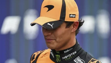 Lando Norris during the 2026 Formula 1 season, photographed at a McLaren team event.