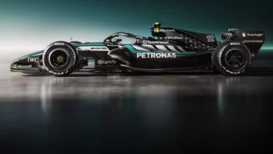 The Mercedes W17 of Kimi Antonelli