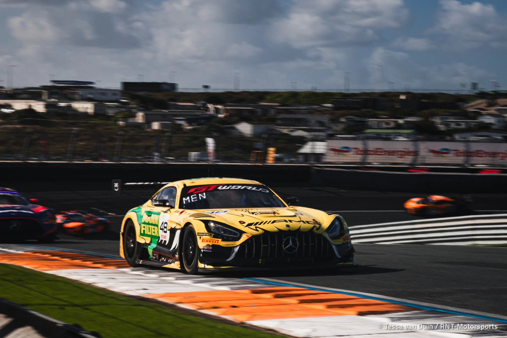 The number 48 Winward Racing Mercedes-AMG GT3 of Lucas Auer and Maro Engel at Zandvoort