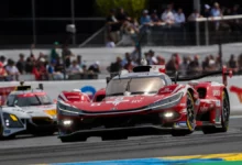 The #8 Toyota leading a BMW Hypercar. Photo: Rick Kiewiet